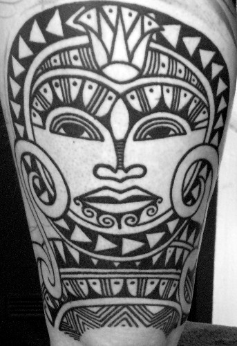 Poly tat design Hawaiian