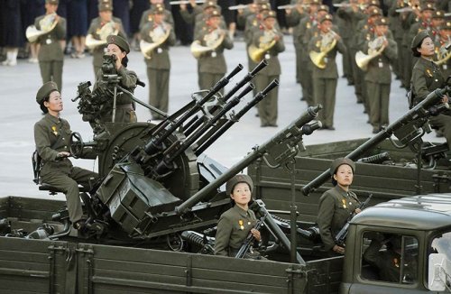 the north korean army. The North Korean military is
