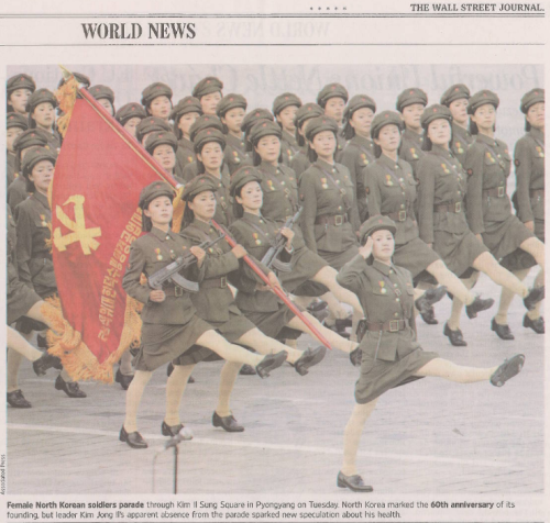 north korean army women. North Korean women soldiers