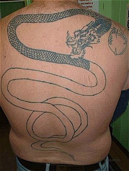 tattoos gone bad. Tattoos gone way wrong.