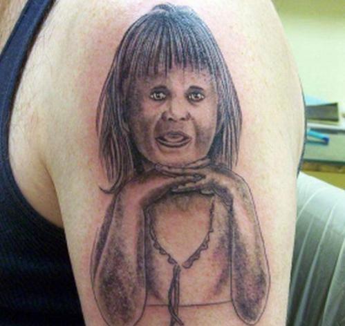 Tattoos gone wrong. So wrong it hurts your eyes. tattoo gone wrong
