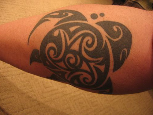 Polynesian Tattoo Art Bone Daddy on Canvas Tattoo Art