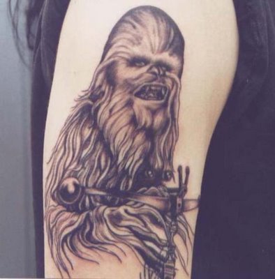 Tattoos gone wrong: Star Wars was great, but not body-great.