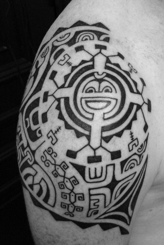polinesian tattoo. Polynesian Style Tattoo