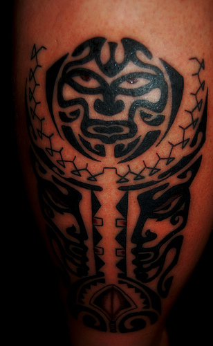 The tattoos of the Marquesas Islanders were original to word carvings and 