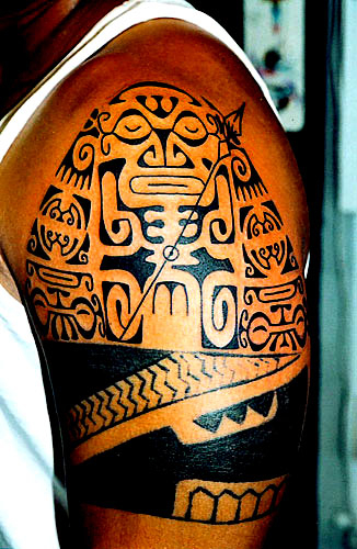 tattoo polynesian. Tattoos, Polynesian, Marquesan