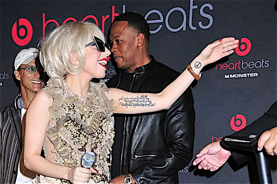 Tattoos gone wrong: Lady Gaga scores on the bicep then misses the mark where 