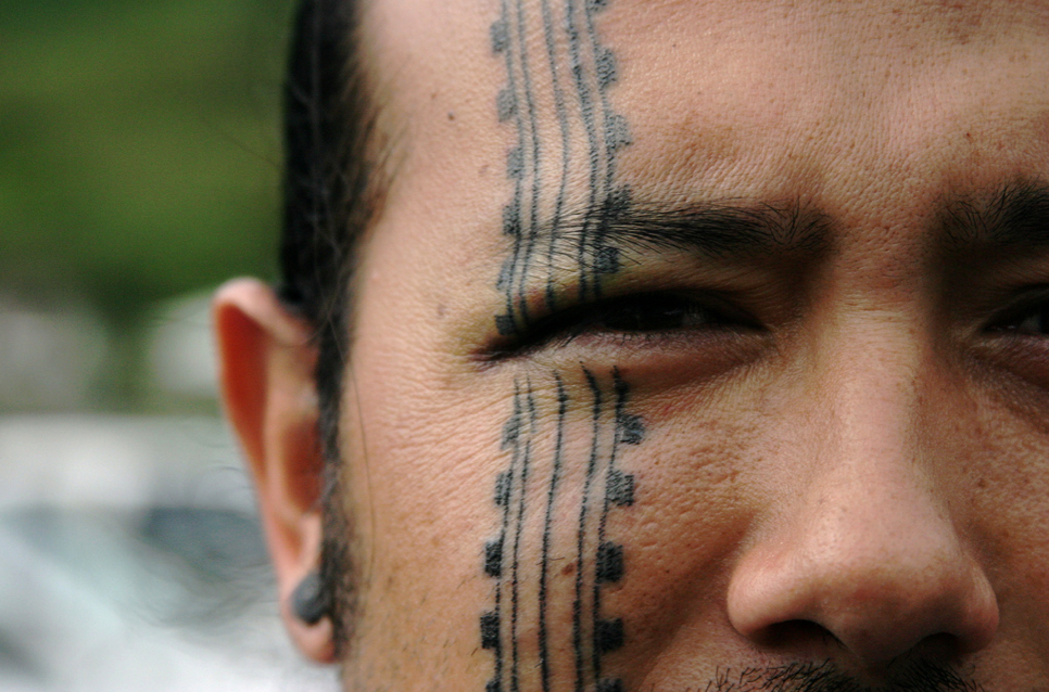 Tribal Facial Tattoo 40